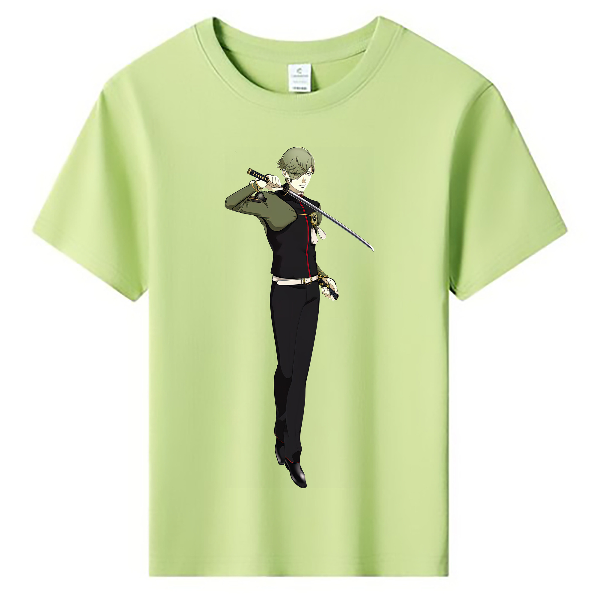 （画像用） 刀剣乱舞 Touken Ranbu 綿100％キッズTシャツ（フロントプリント）